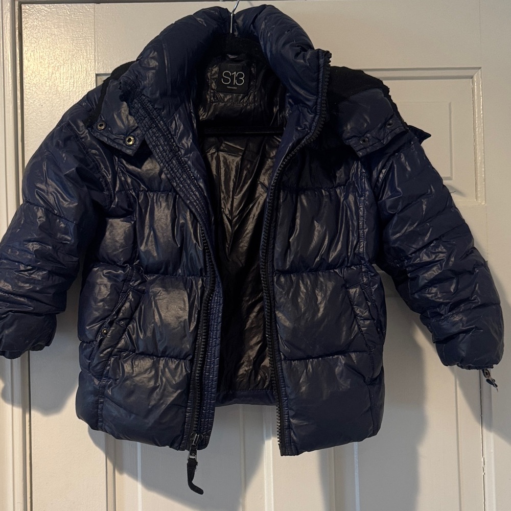 S13 Kids Navy Puffer Jacket – Insulated Winter Coat